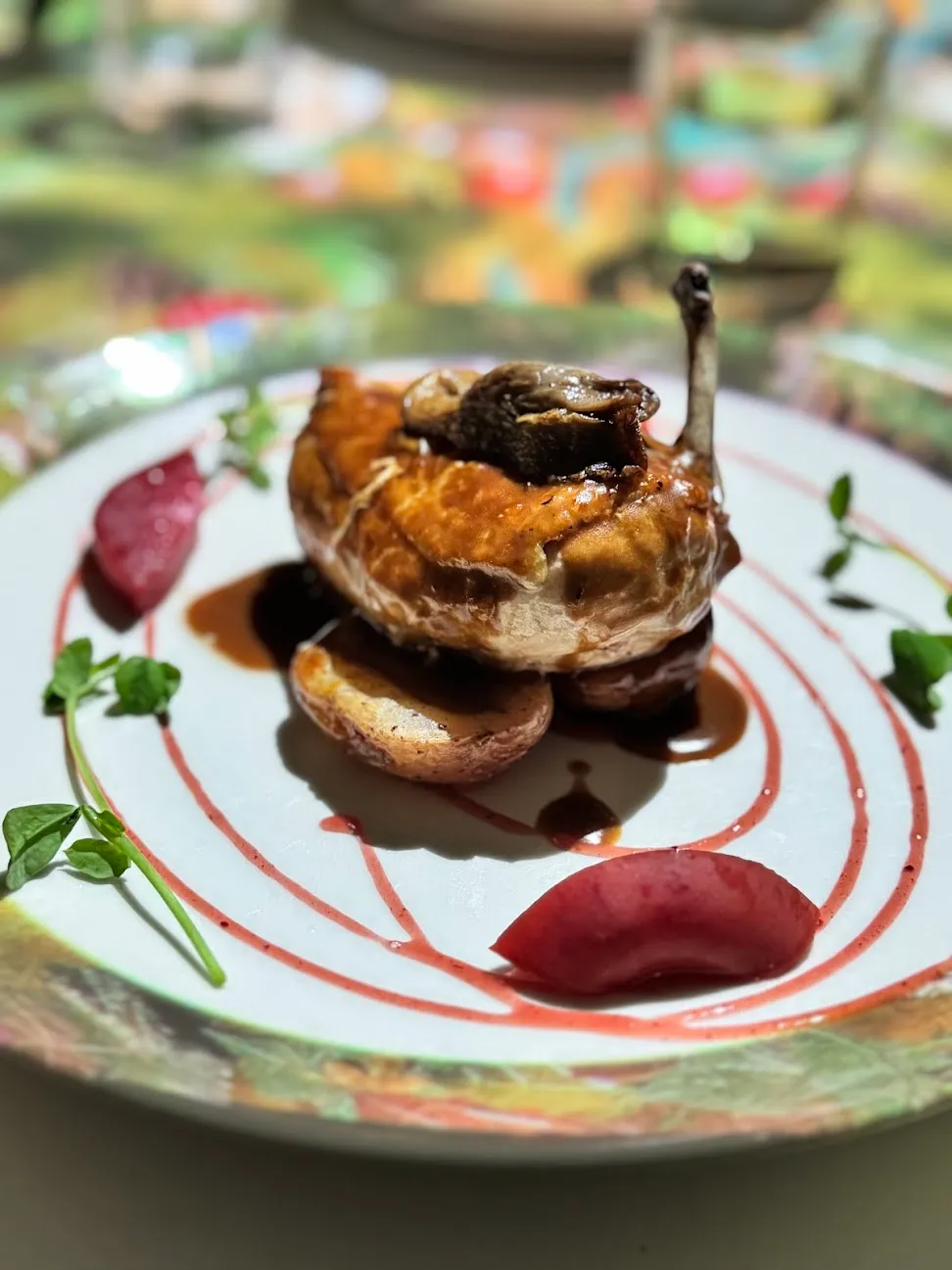 Chicken supreme canapé for private events Toronto