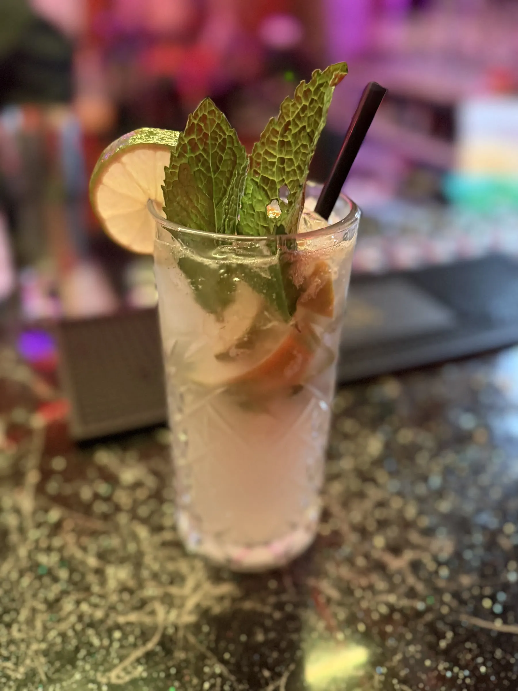 Mojito with mint and lime at Ace of Spades Lounge