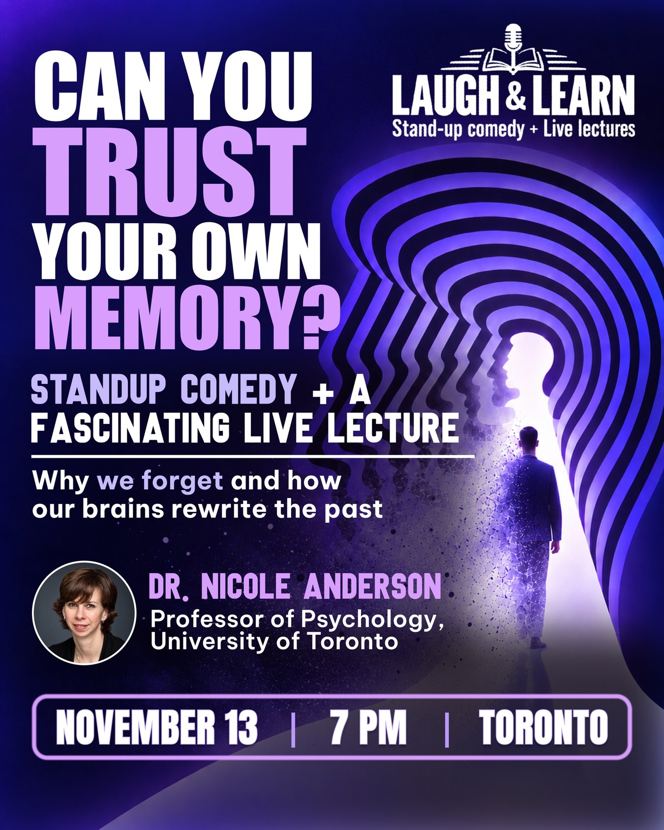 Laugh & Learn flyer